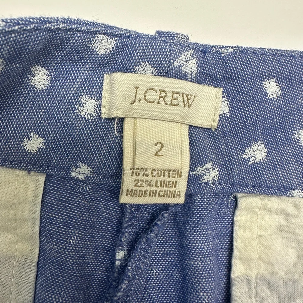 J.Crew Blue Patterned Women's Shorts - Size 2